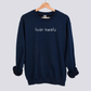 Minimalist 'Feelin’ Thankful' Sweatshirt