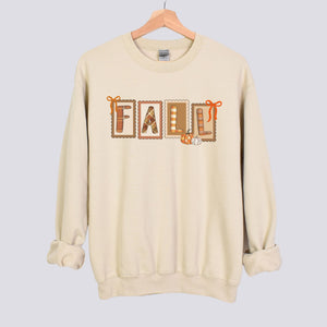 Retro Fall Stamps Sweatshirt
