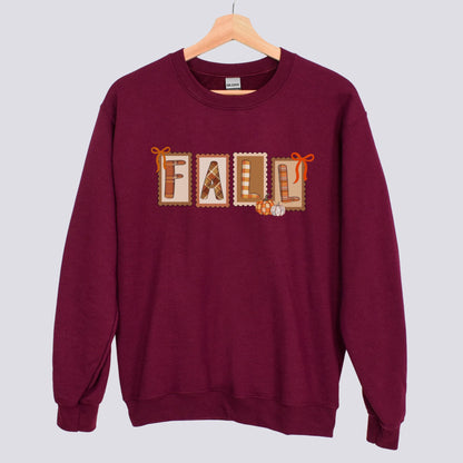 Retro Fall Stamps Sweatshirt