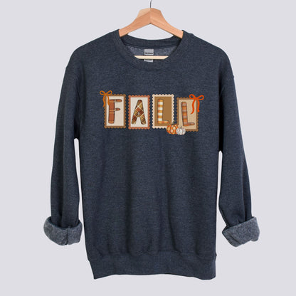 Retro Fall Stamps Sweatshirt