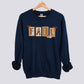 Retro Fall Stamps Sweatshirt