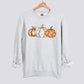 Retro Patchwork Pumpkin Sweatshirt