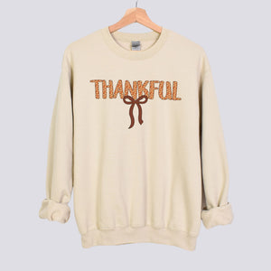 Thankful Bow Sweatshirt