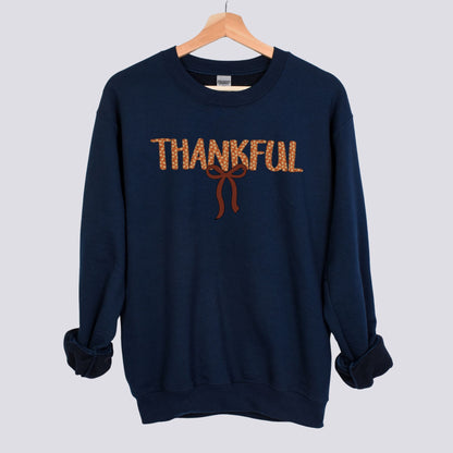 Thankful Bow Sweatshirt