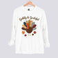 Gobbly and Grateful Patchwork Turkey Sweatshirt