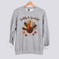 Gobbly and Grateful Patchwork Turkey Sweatshirt