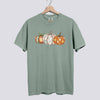 Retro Patchwork PumpkinComfort Colors Tee - Bay