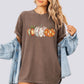 Retro Patchwork PumpkinComfort Colors Tee