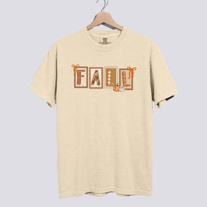 Retro Fall Stamps Comfort Colors Tee