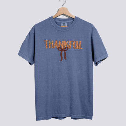 Thankful Bow Comfort Colors Shirt