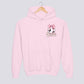 Personalized Pink Bow Soccer Youth Hoodie