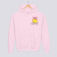 Personalized Pink Bow Softball Youth Hoodie